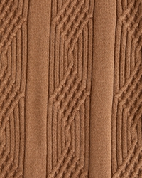 Vertical Cable Button-Through Sweater Polo
