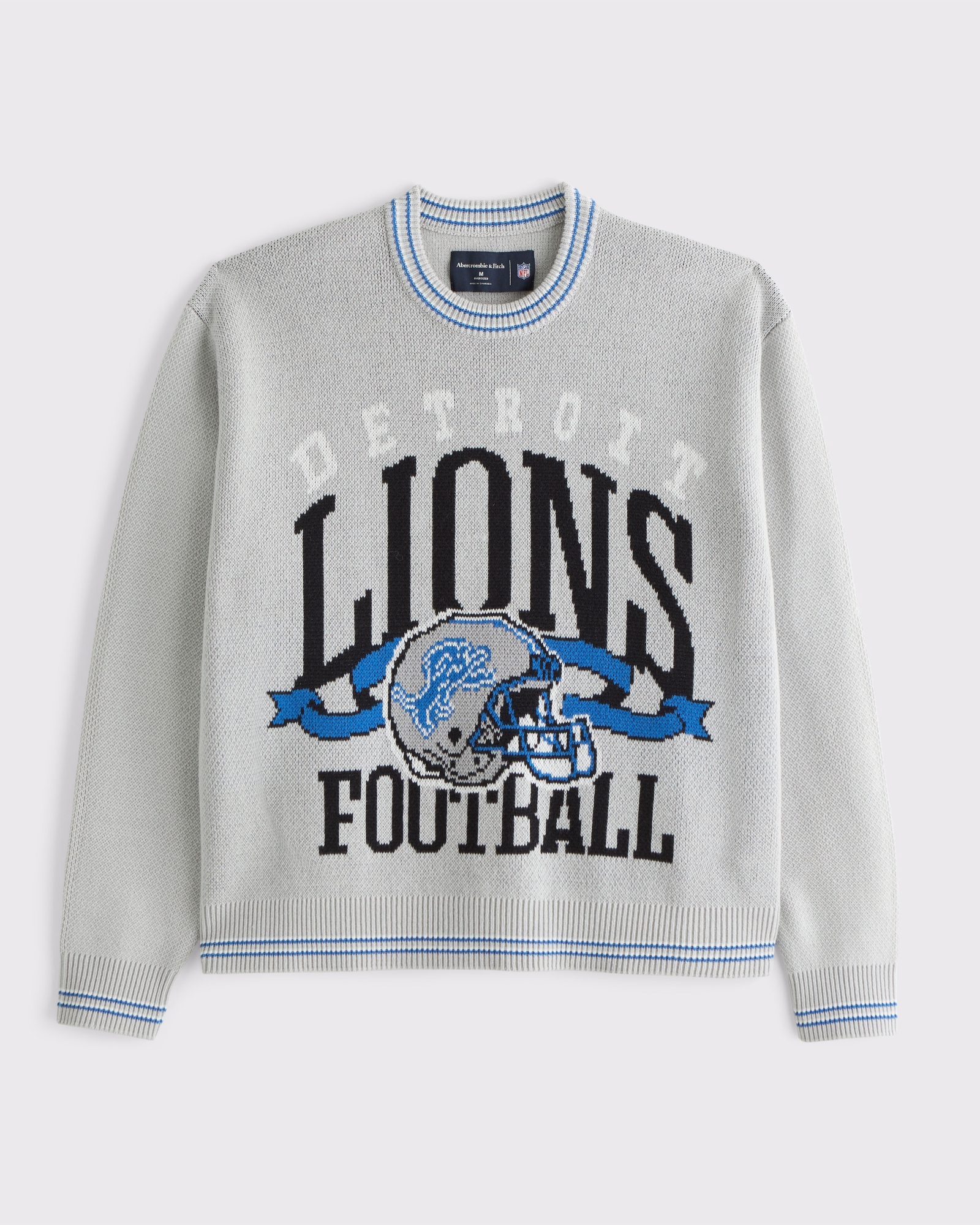 Detroit Lions Graphic Crew Sweater