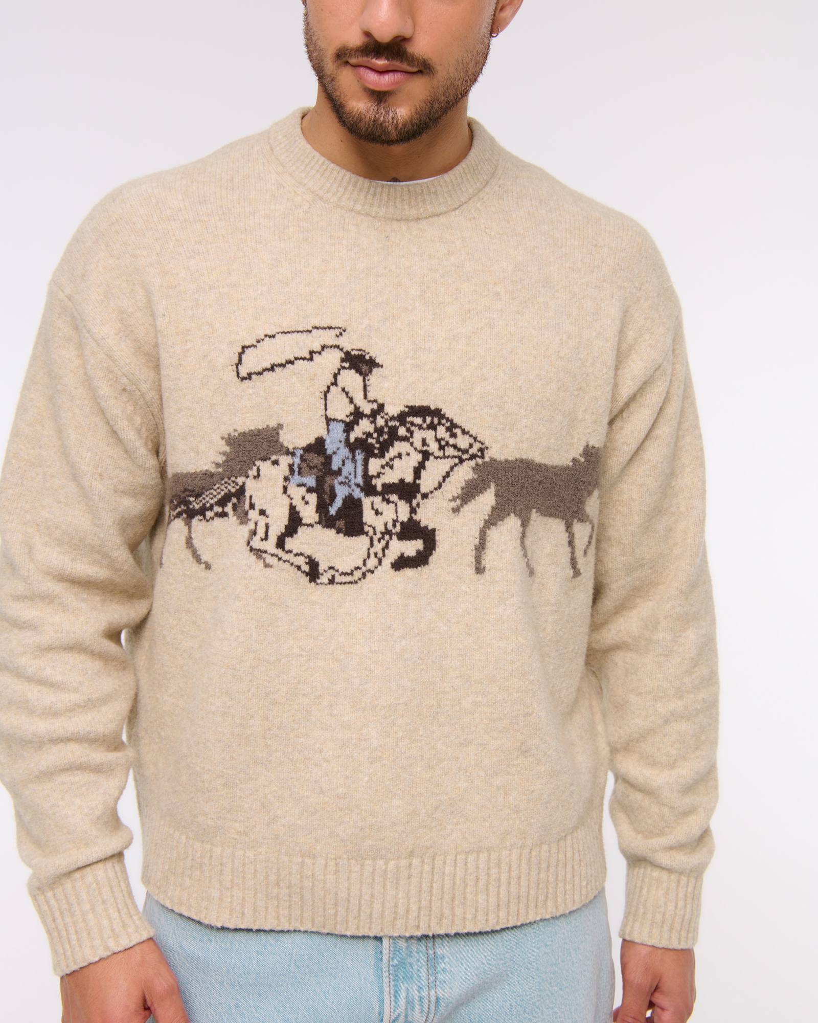 Scenic Western Crew Sweater