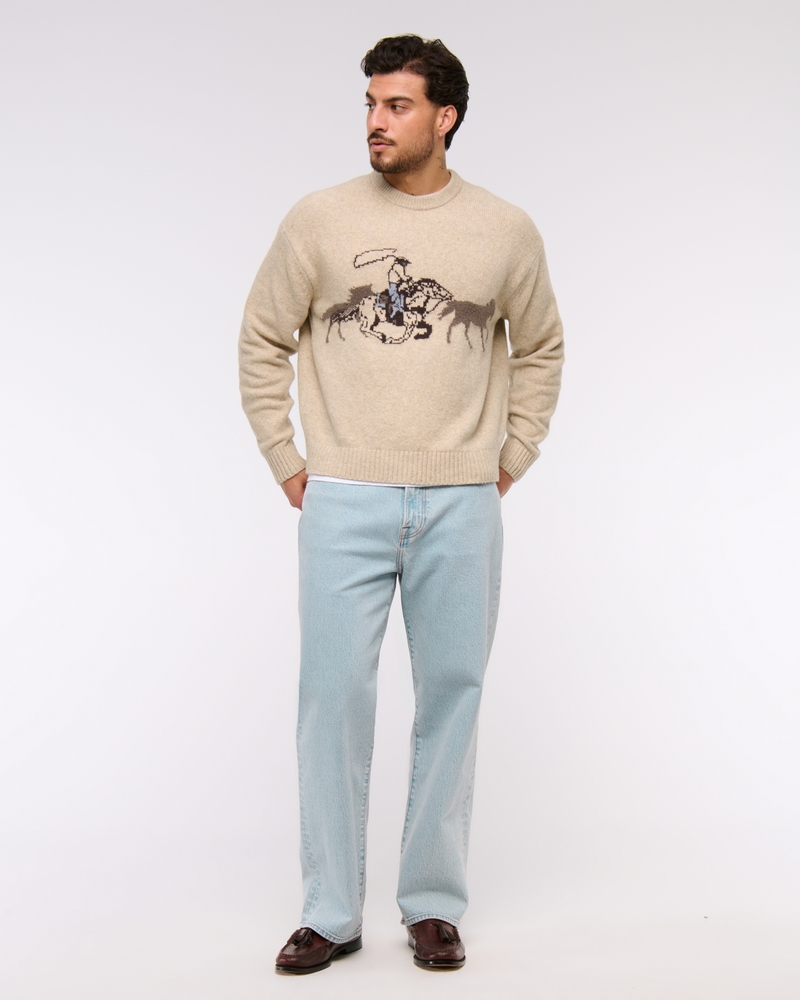 Scenic Western Crew Sweater
