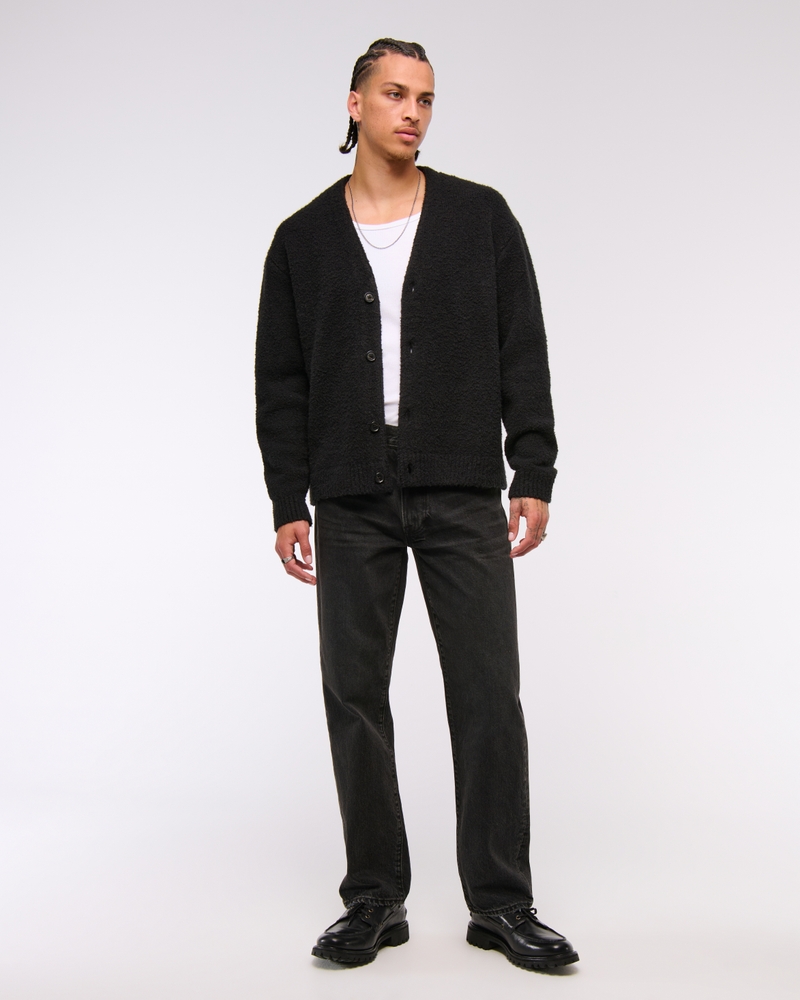 Textural Cropped Cardigan