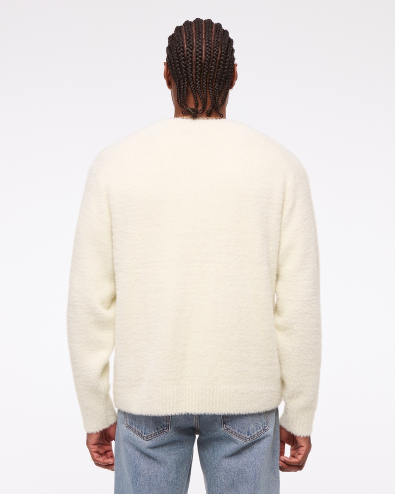 Oversized Fuzzy Crew Sweater