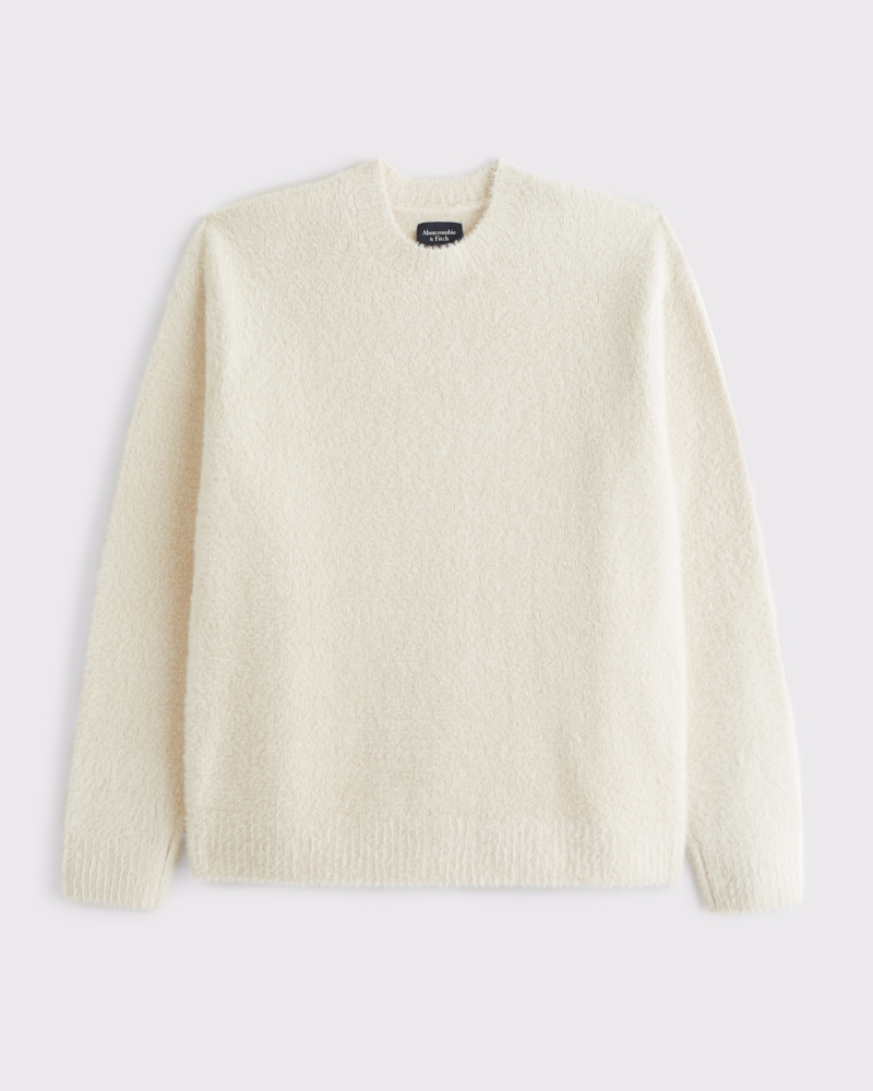 Oversized Fuzzy Crew Sweater