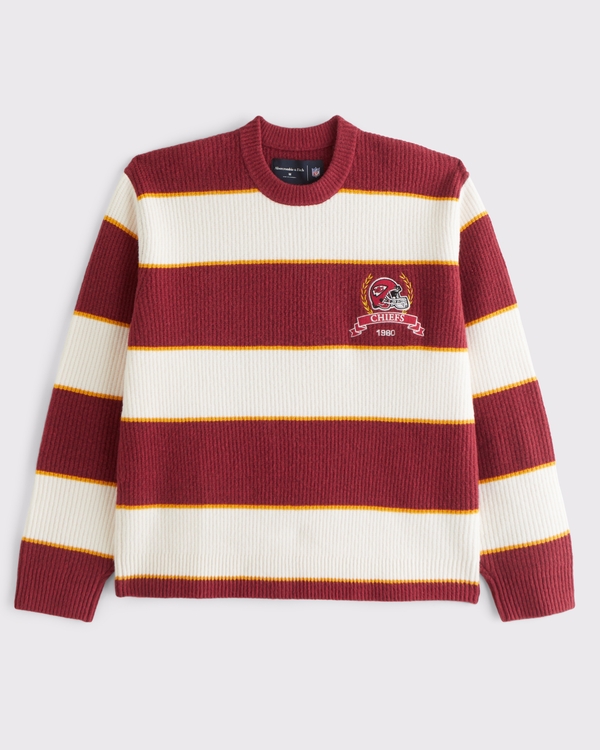 Kansas City Chiefs Crew Sweater, Red Stripe view 1