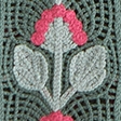 motif vert adouci