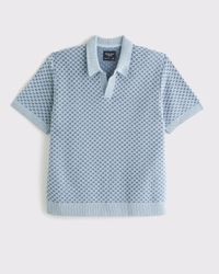 Casual Johnny Collar Sweater Polo