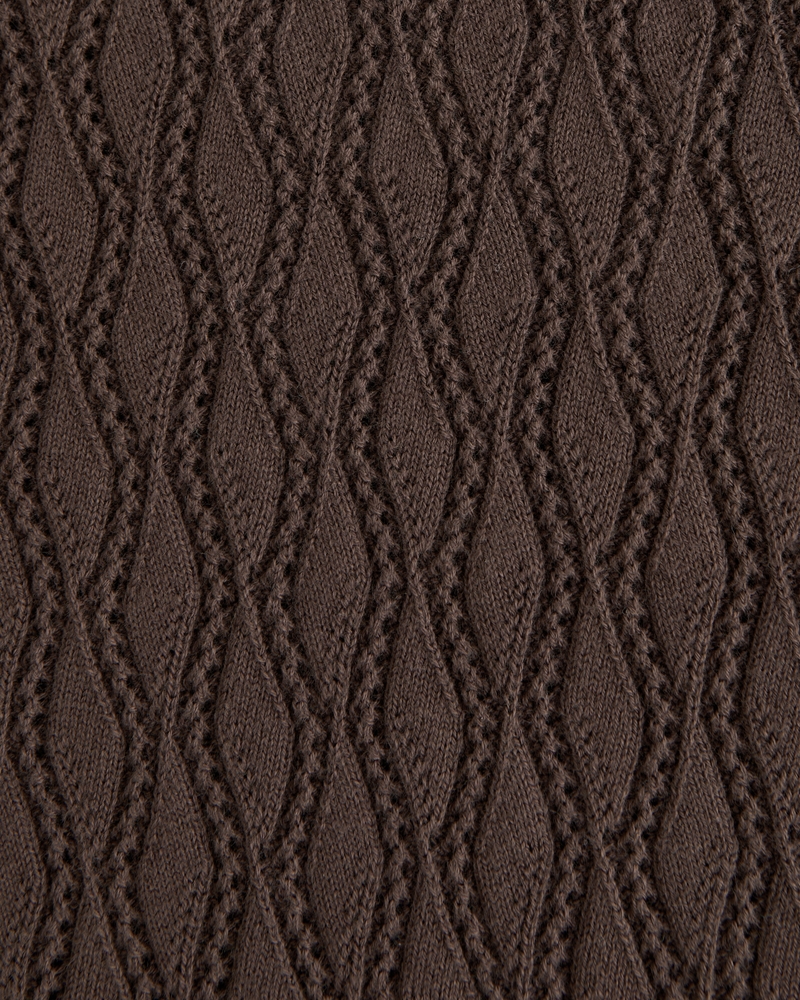 Textured Johnny Collar Sweater Polo