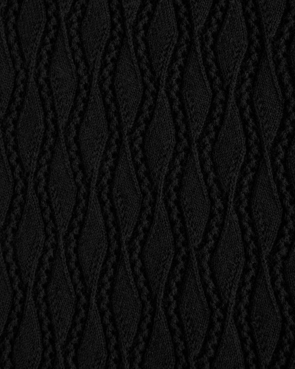 Textured Johnny Collar Sweater Polo