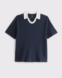 Varsity Johnny Collar Sweater Polo