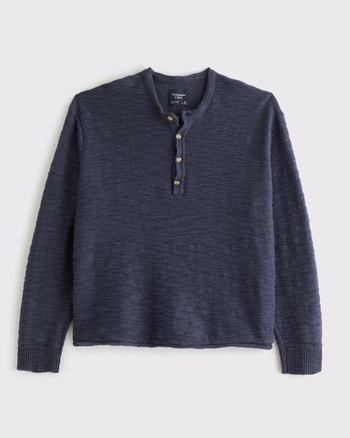 100% Cotton Knit Henley from Abercrombie & Fitch - $59.99