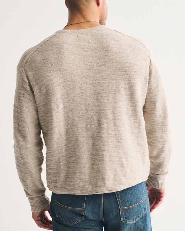 Men's 100% Cotton Knit Henley | Men's Tops | Abercrombie.com