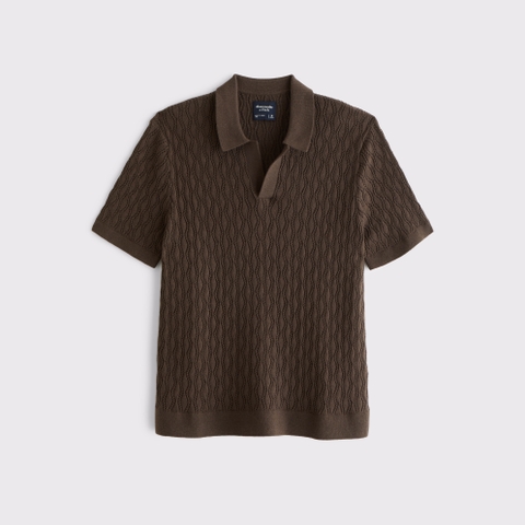 Мужские свитеры Abercrombie & Fitch Textured Johnny Collar Sweater Polo