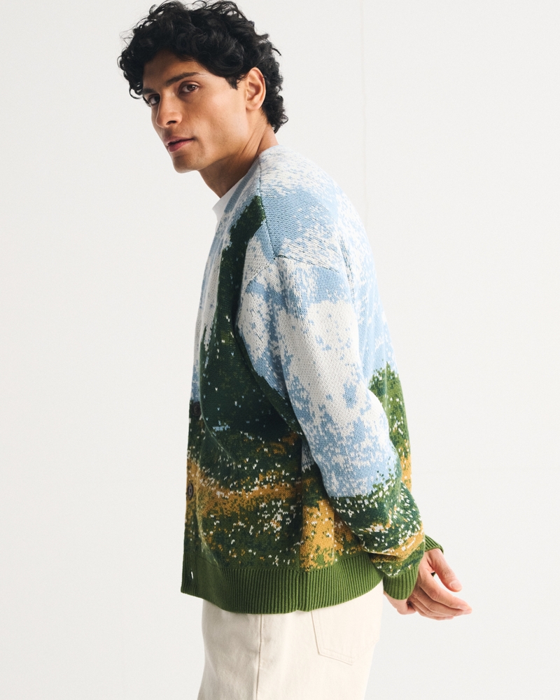 Van Gogh Scenic Cardigan - thumbnail 4