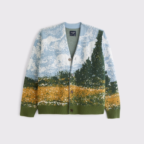 Мужские кардиганы Abercrombie & Fitch Van Gogh Scenic Cardigan
