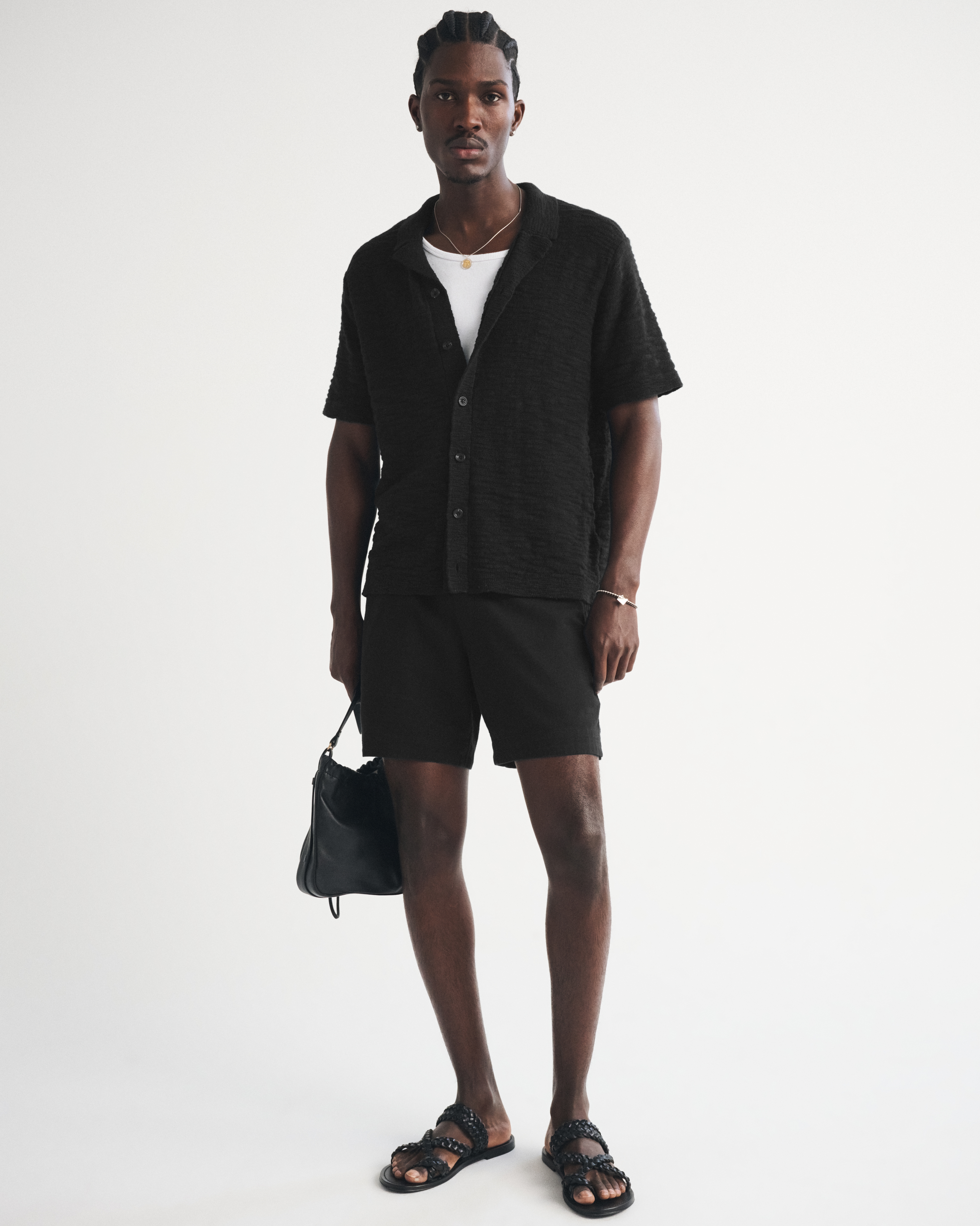 Мужские топы Abercrombie & Fitch 100% Cotton Knit Button-Through Polo — фото 3