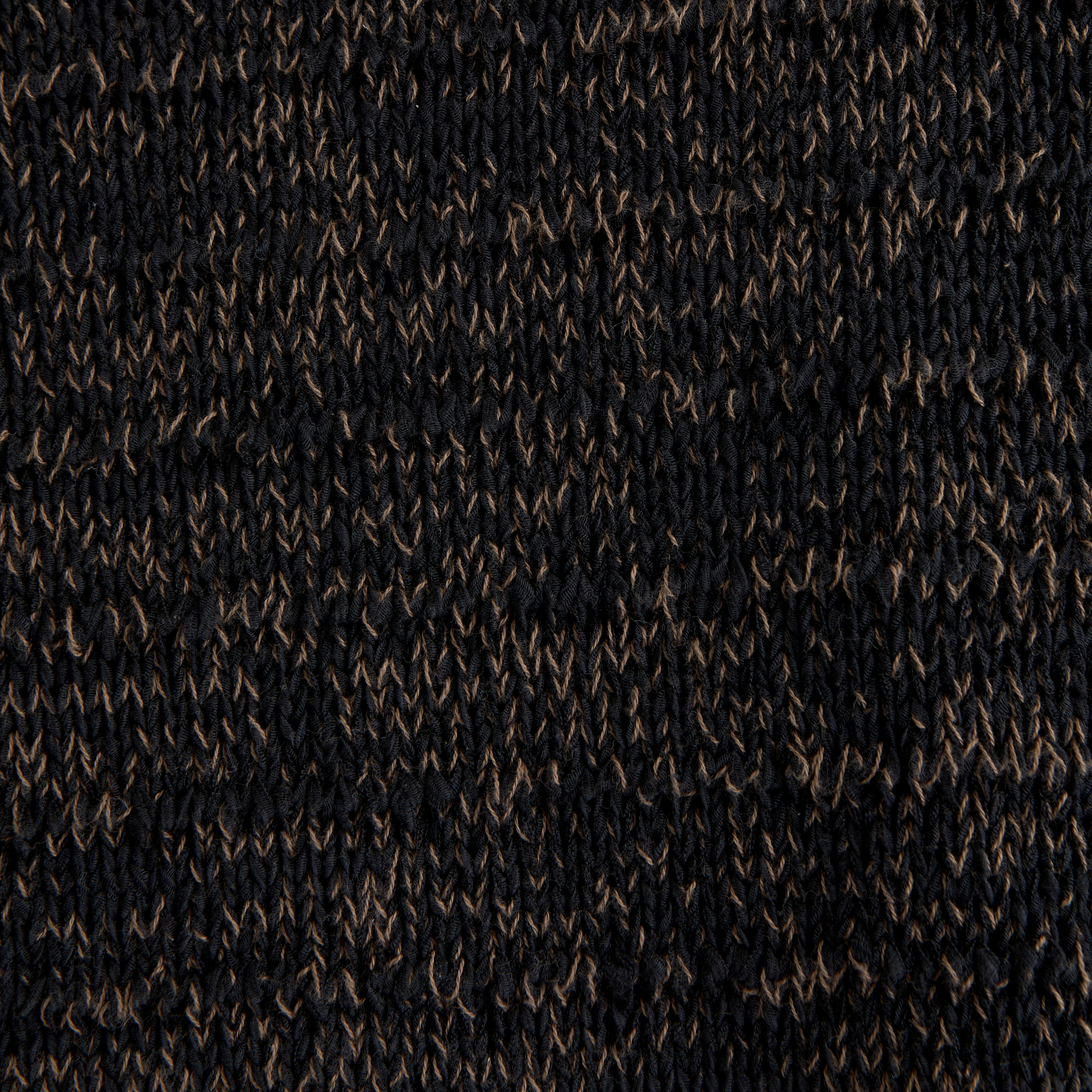 Мужские рубашки Abercrombie & Fitch Textural Johnny Collar Sweater Polo, цвет: Чёрный — фото 3