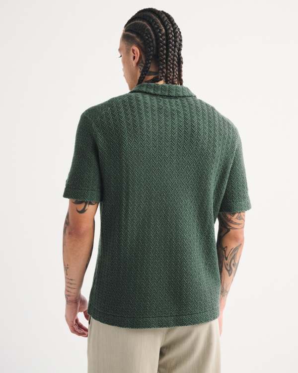 100% Cotton 3-Button Sweater Polo