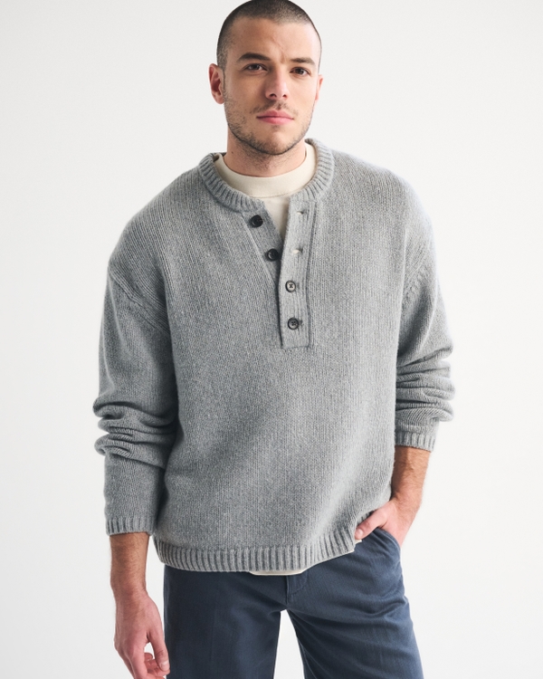 Women's Henley Sweater | Women's Tops | Abercrombie.com