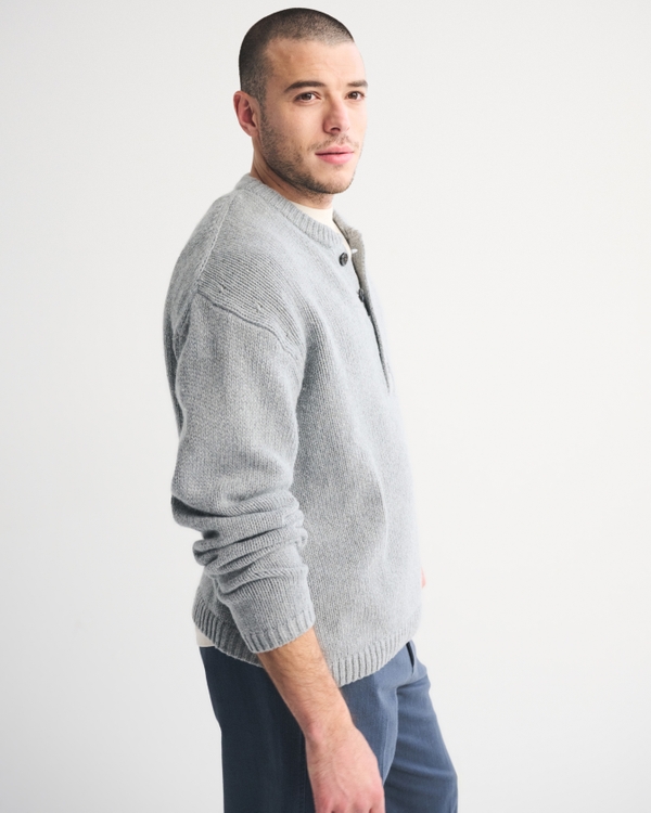 Men's Henley Sweater | Men's Clearance | Abercrombie.com