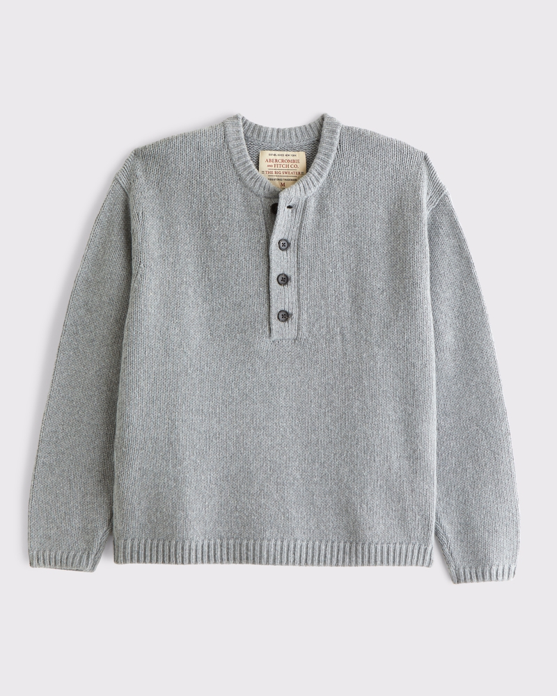 Women's Henley Sweater | Women's Tops | Abercrombie.com