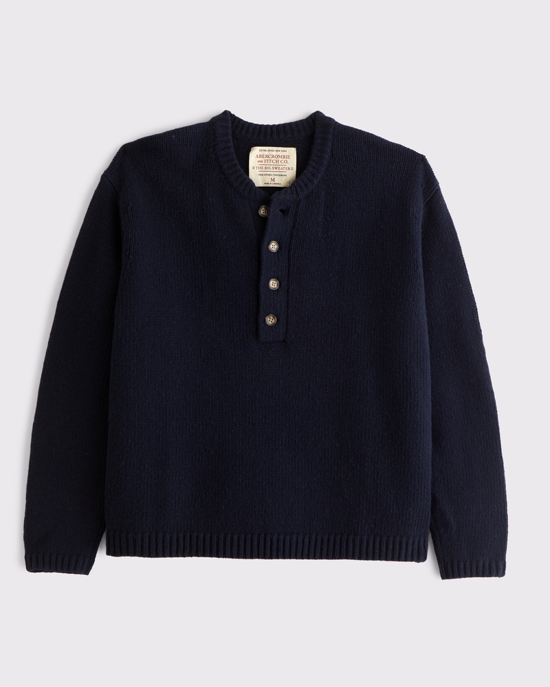 メンズウェア OBSIDIAN HENLEY NECK PULLOVER size XL Henley
