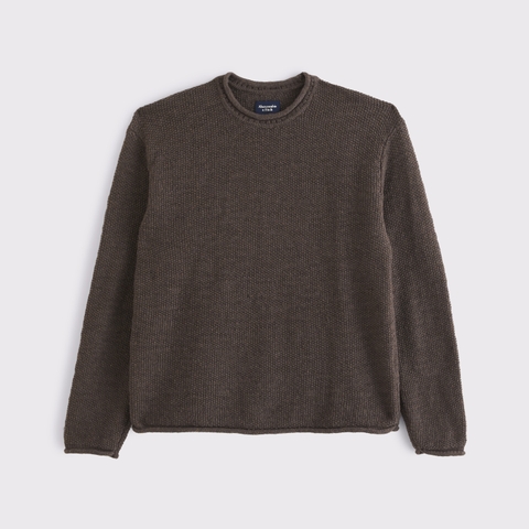 Мужские свитеры Abercrombie & Fitch 100% Cotton Rollneck Crew Sweater
