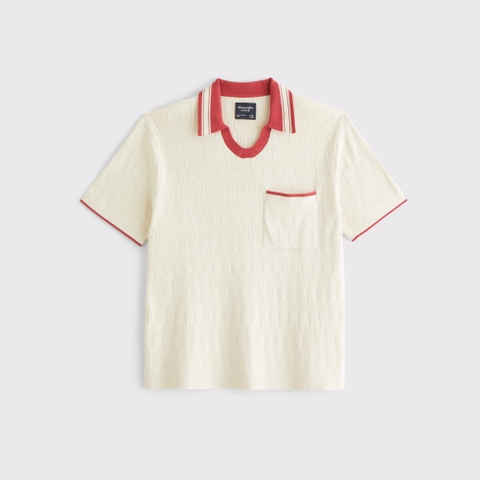 Мужские свитеры Abercrombie & Fitch Varsity Johnny Collar Sweater Polo