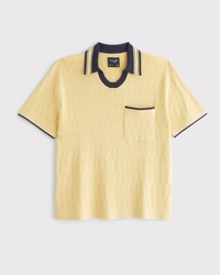 Varsity Johnny Collar Sweater Polo