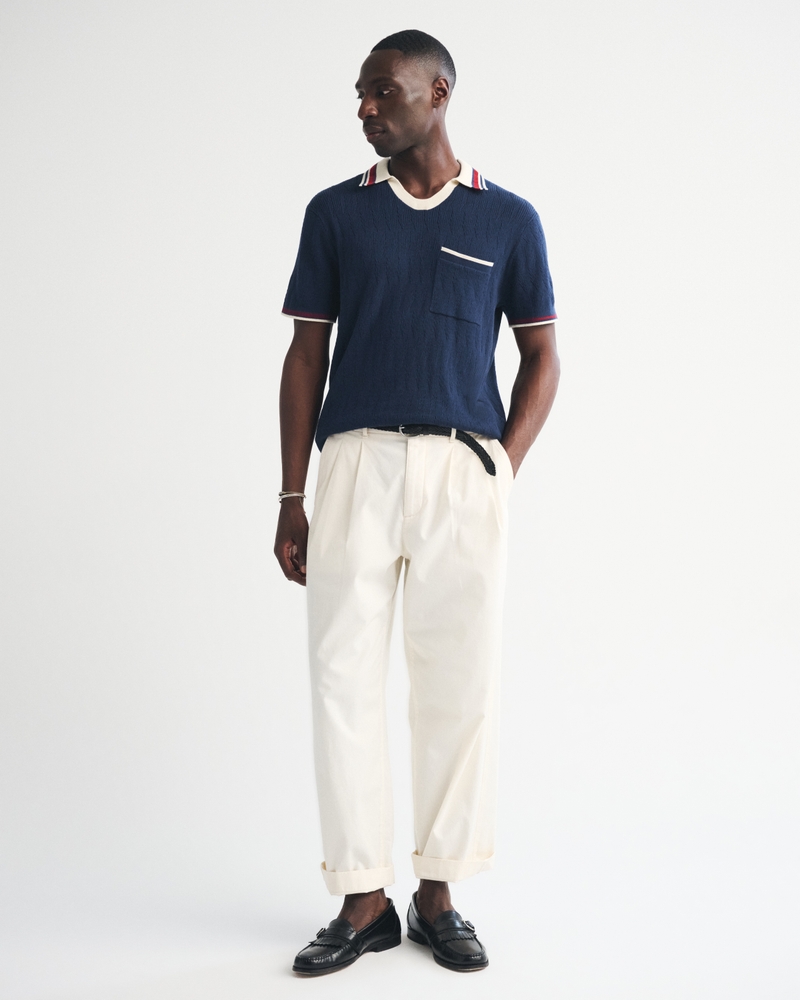 Varsity Johnny Collar Sweater Polo - thumbnail 5