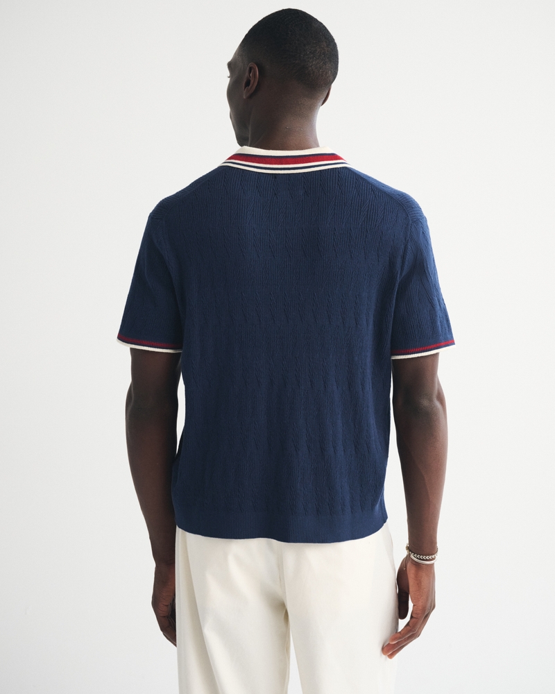 Varsity Johnny Collar Sweater Polo - thumbnail 10