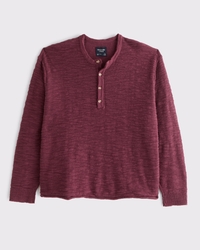 100% Cotton Knit Henley