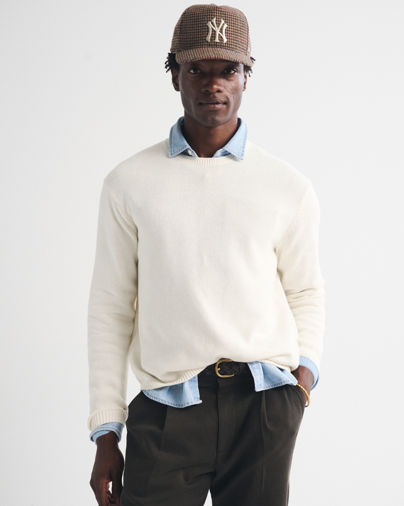 100% Cotton Long-Sleeve Sweater - thumbnail 4