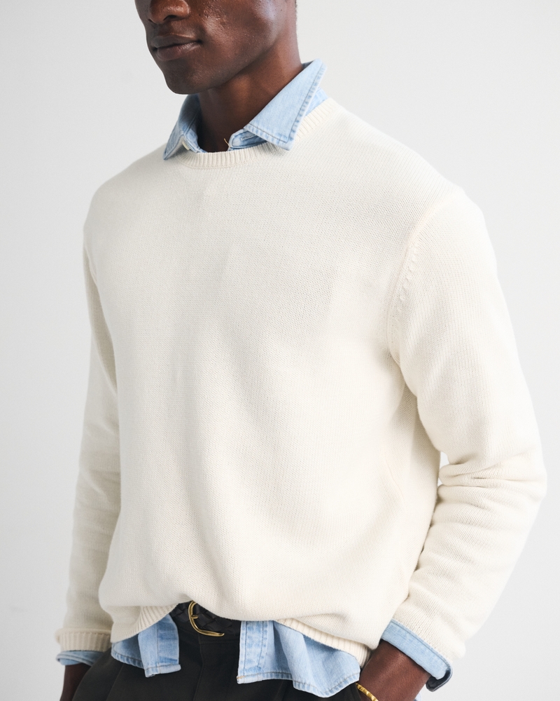 100% Cotton Long-Sleeve Sweater - thumbnail 6