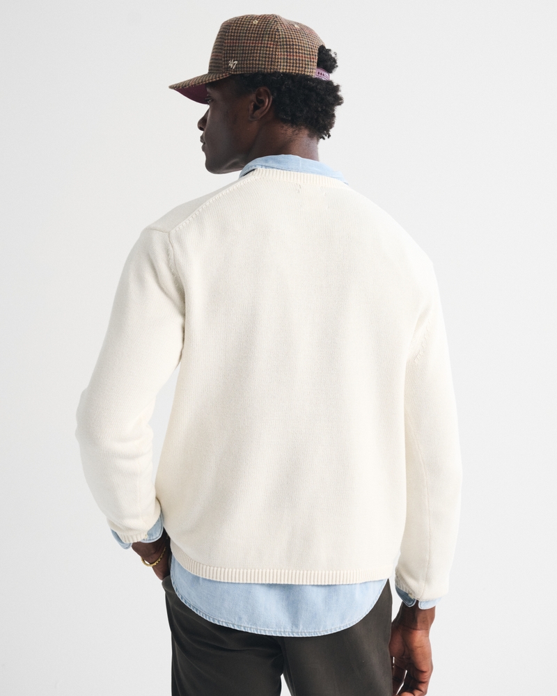 100% Cotton Long-Sleeve Sweater - thumbnail 8