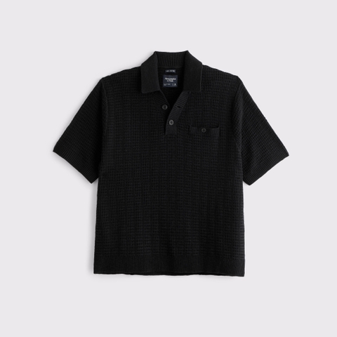 Мужские свитеры Abercrombie & Fitch 100% Cotton 2-Button Sweater Polo