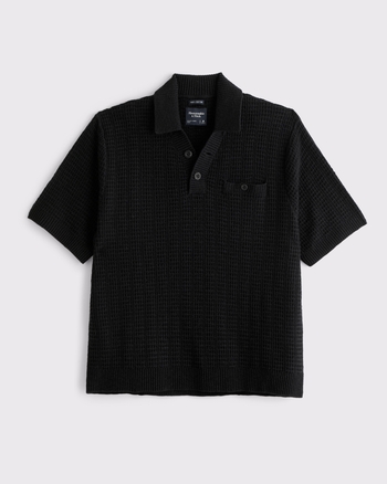 100% Cotton 2-Button Sweater Polo from Abercrombie & Fitch - $75