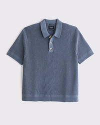 100% Cotton 3-Button Sweater Polo