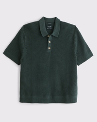 100% Cotton 3-Button Sweater Polo