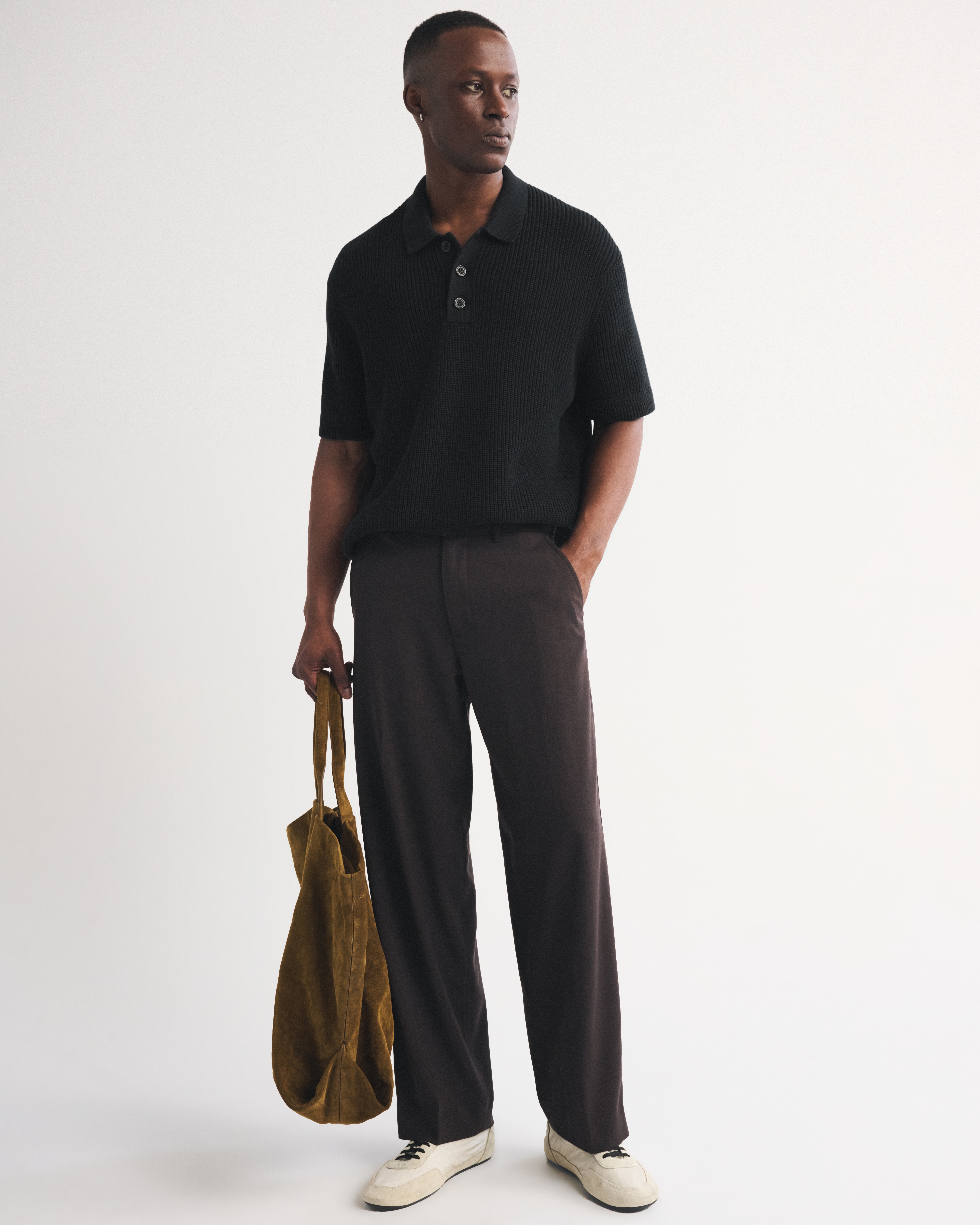 Мужские свитеры Abercrombie & Fitch 100% Cotton 3-Button Sweater Polo — фото 3