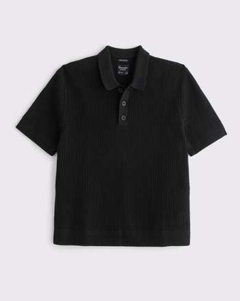 100% Cotton 3-Button Sweater Polo from Abercrombie & Fitch - $75