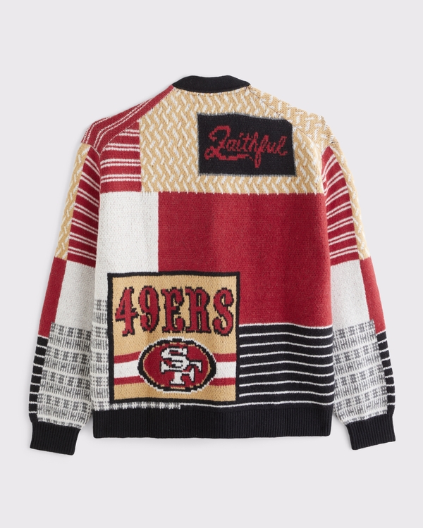 Men's 49ers Patchwork Cardigan | Men's Tops | Abercrombie.com