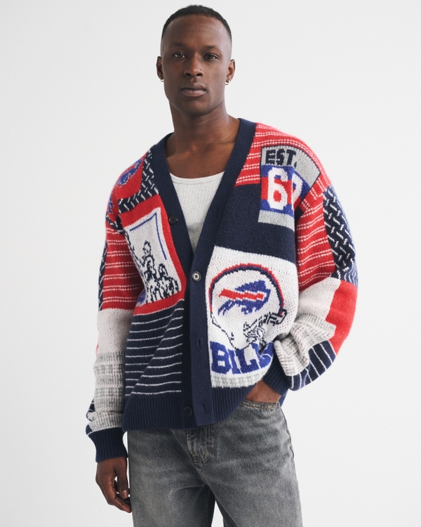 Buffalo Bills Patchwork Cardigan
