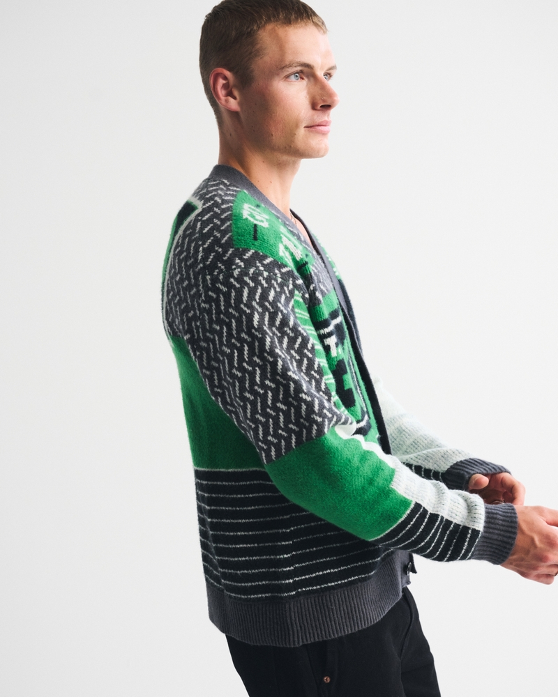 Eagles Patchwork Cardigan - thumbnail 5
