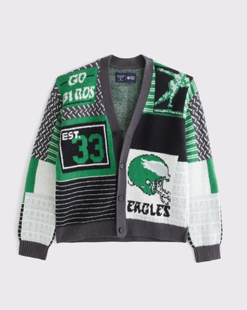 Philadelphia Eagles Patchwork Cardigan