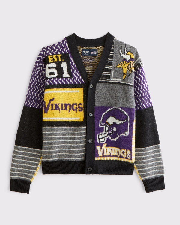 Minnesota Vikings Patchwork Cardigan