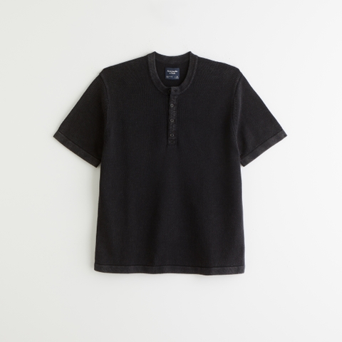 Мужские футболки Abercrombie & Fitch 100% Cotton Knit Henley Tee
