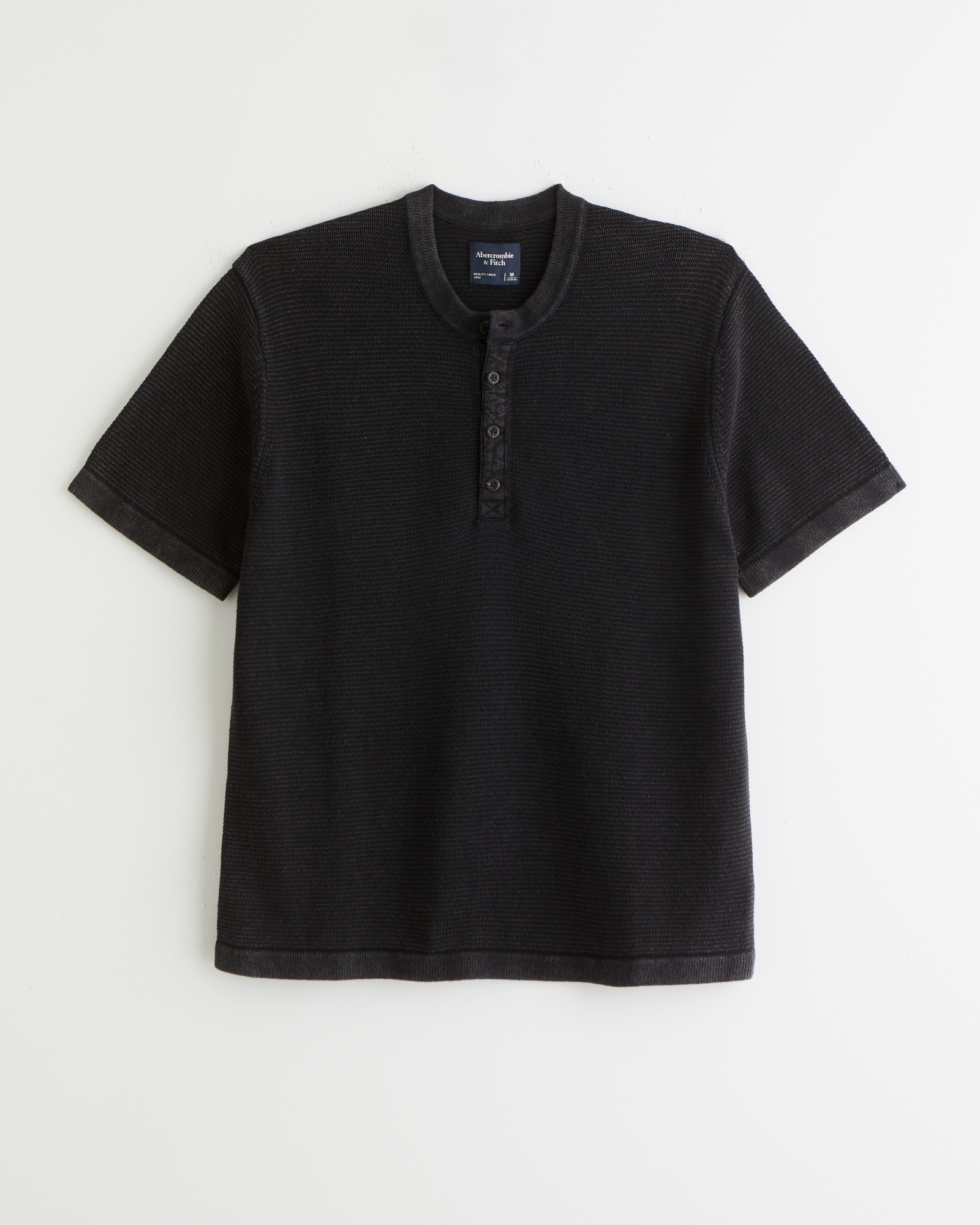 100% Cotton Knit Henley Tee