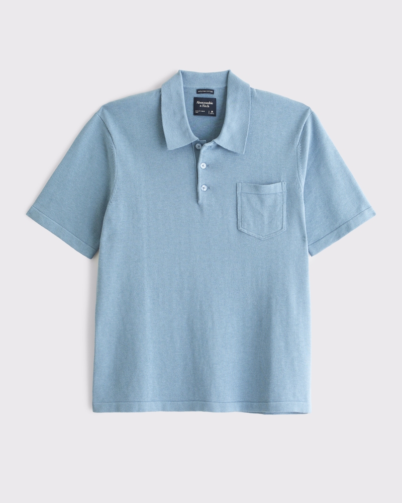 100% Pima Cotton Sweater Polo - thumbnail 6