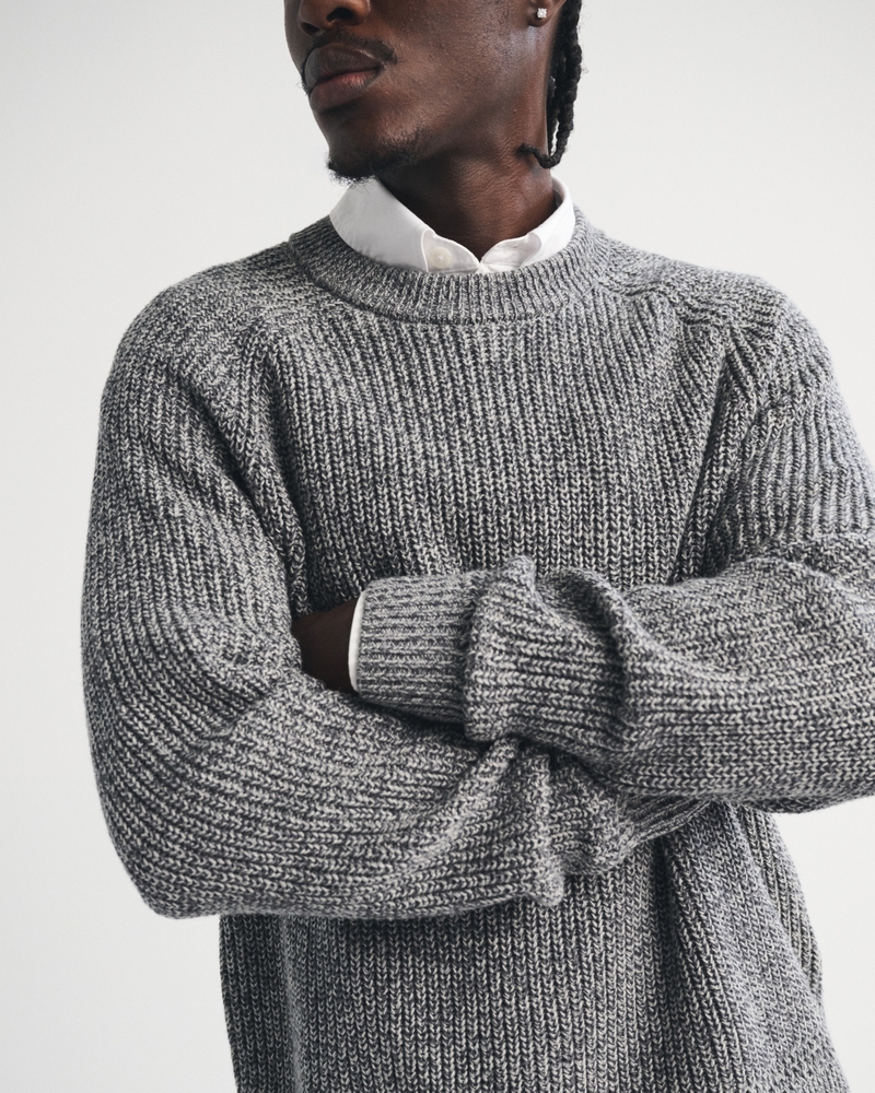 100% Cotton Crew Sweater - thumbnail 3