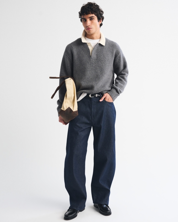 Rugby Sweater Polo, Gray view 2